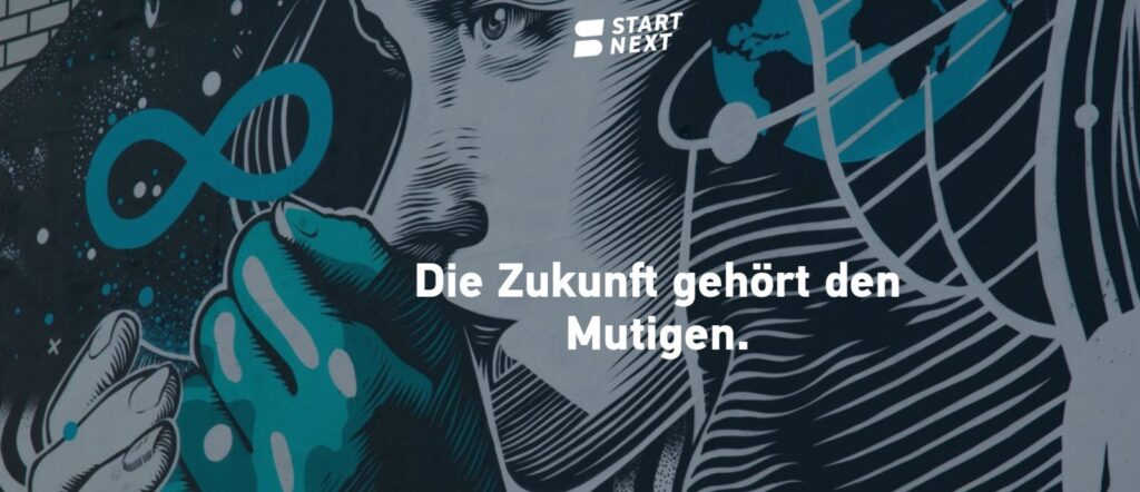 Startnext Schaubild: Die Zukunft gehört den Mutigen