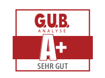 G.U.B Anlayse Logo A+ Sehr Gut