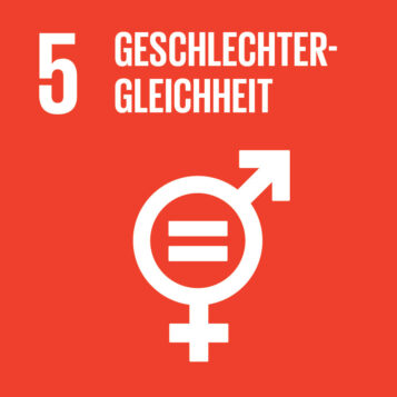 SDG Icon 5: Geschlechtergerechtigkeit