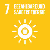 SDG Icon 7: Bezahlbare und saubere Energie