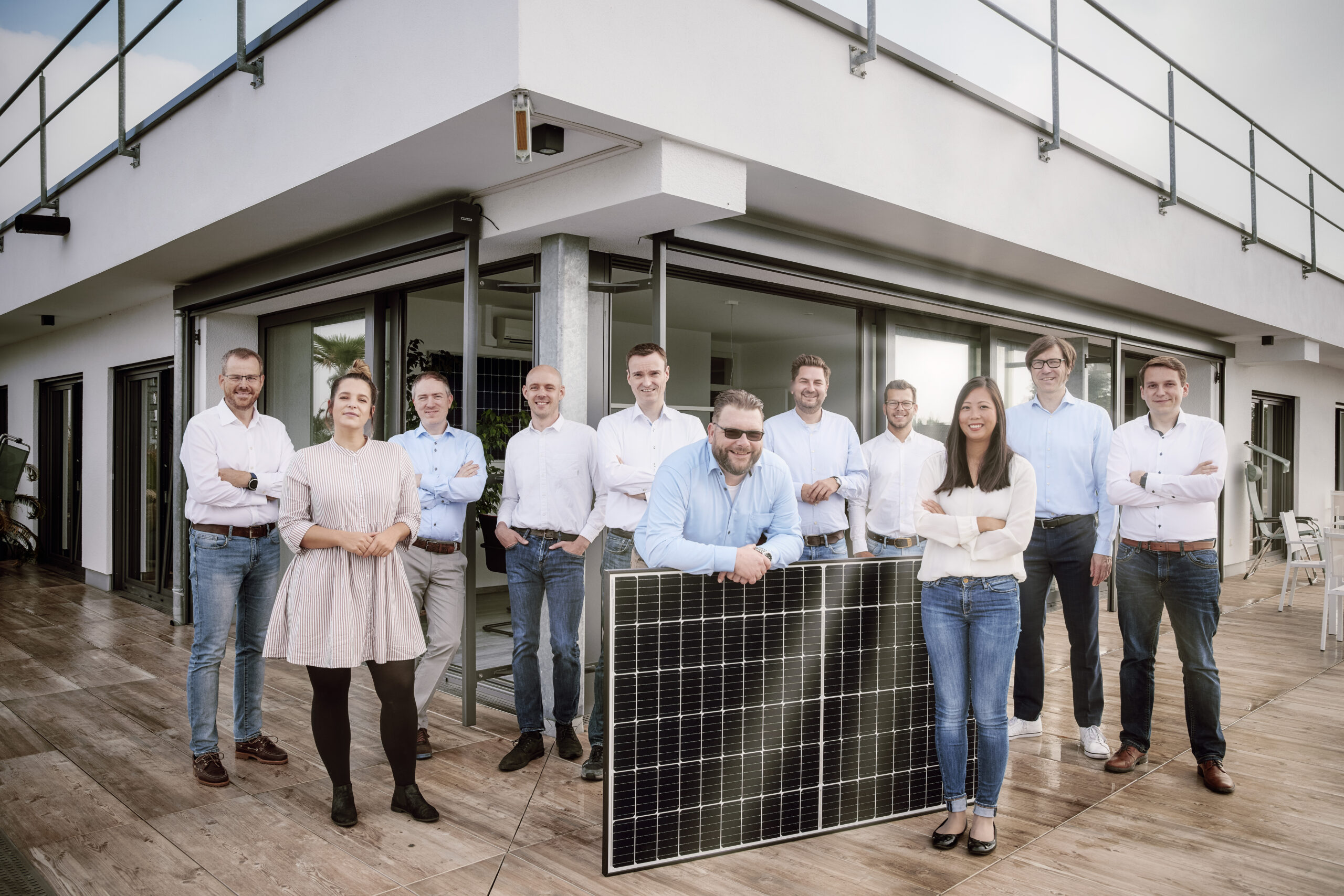 Ein Teil des Solargrün-Teams