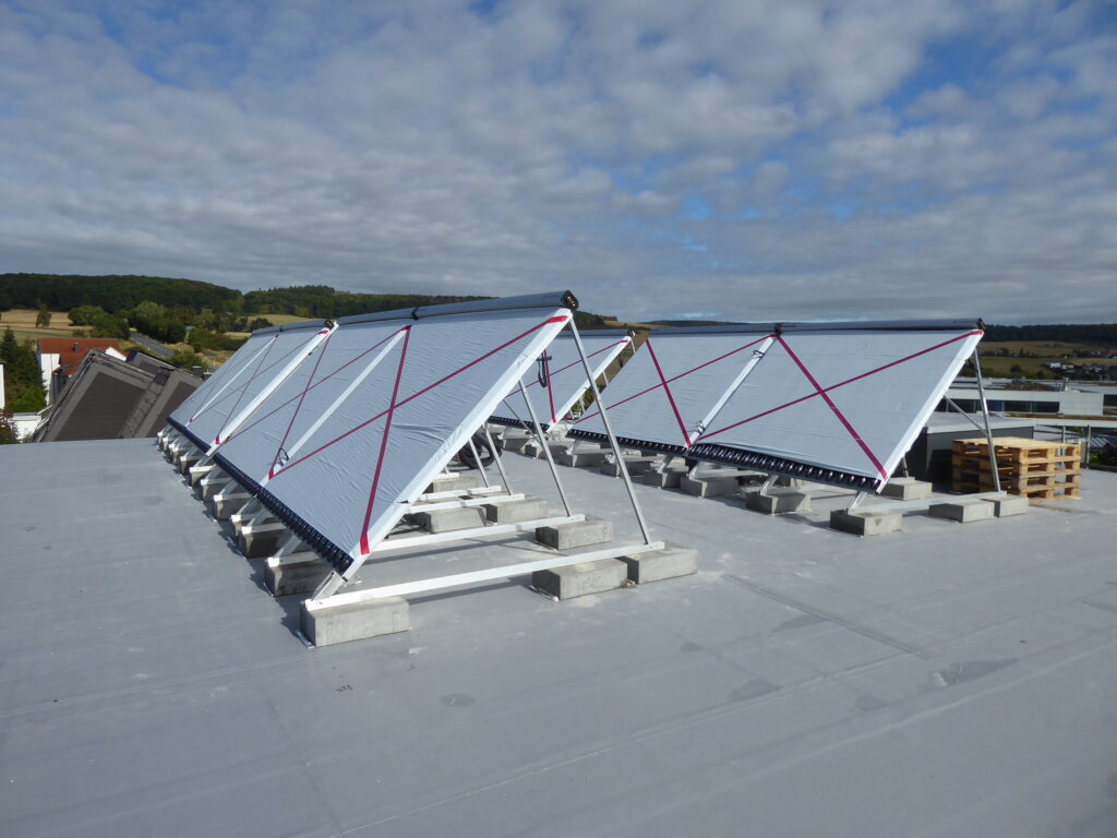 Solarmodule auf Gebäude