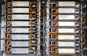Das Bild zeigt einen Ausschnitt der FENECON-Industrial-Speicher.