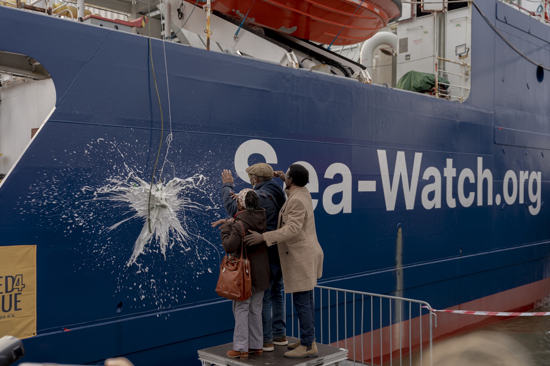 Taufe der Sea-Watch 5