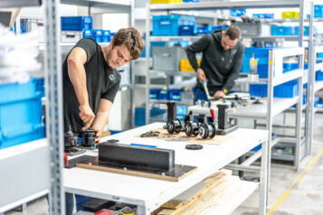 Montagetische Produktion Onomotion