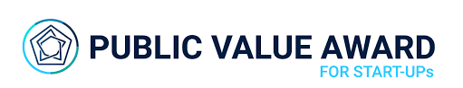 Schriftzug und Logo des Public Value Award for Start-Up-s