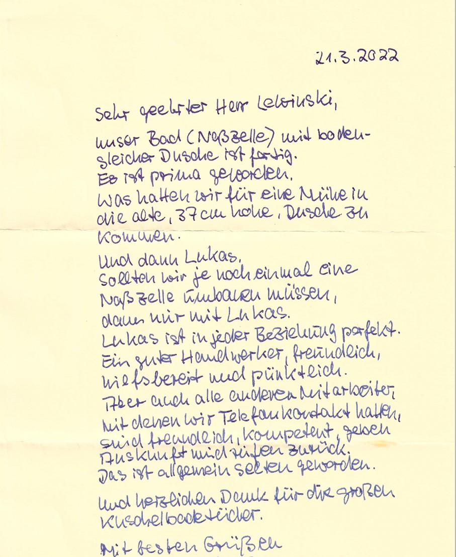 Kundenstimmen besser zuhause