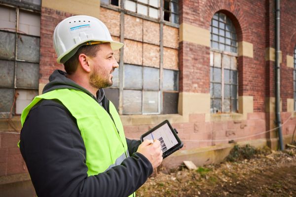 Gebäudebestandserfassung mit Tablet