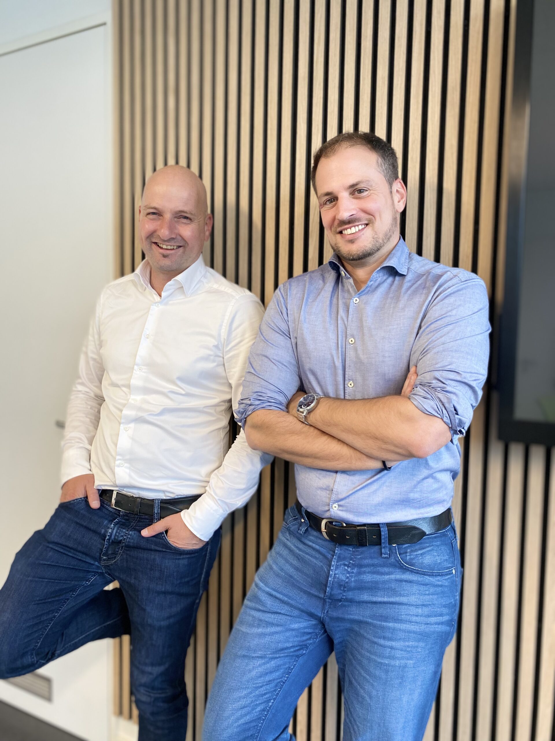 Das Foto zeigt die beiden Geschäftsführer der plan4 Software GmbH